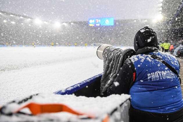 Bilder des Jahres 2021, Sport 11 November Sport Themen der Woche KW47 Sport Bilder des Tages Leicester City v Watford - Premier League Weather conditions made the match challenging for the press photographers during the Premier League match between Leicester City and Watford at the King Power Stadium, Leicester on Sunday 28th November 2021. Leicester Leicestershire United Kingdom  Copyright: xMIxNewsx originalFilename:fletcher-leiceste211128_np7Km.jpg