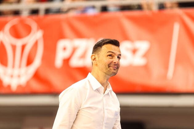 Basketball, WM Quali, Polen - Deutschland 28.11.2021 LUBLIN, HALA GLOBUS?KOSZYKOWKA (BASKETBALL) , KWALIFIKACJE MISTRZOSTW SWIATA FIBA ( FIBA WORLD CUP QUALIFICATION ) MECZ POLSKA - NIEMCY ( GAME POLAND - GERMANY )?NZ IGOR MILICIC - TRENER HEAD COACH POLSKA POLAND?FOTO LUKASZ GROCHALA CYFRASPORT NEWSPIX.PL --- Newspix.pl  20211128CSLG0019