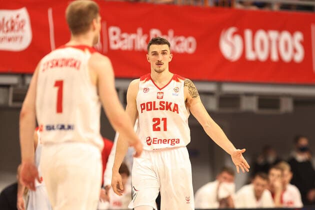 Basketball, WM Quali, Polen - Deutschland 28.11.2021 LUBLIN, HALA GLOBUS¨KOSZYKOWKA (BASKETBALL) , KWALIFIKACJE MISTRZOSTW SWIATA FIBA ( FIBA WORLD CUP QUALIFICATION ) MECZ POLSKA - NIEMCY ( GAME POLAND - GERMANY )¨NZ TOMASZ GIELO¨FOTO LUKASZ GROCHALA CYFRASPORT NEWSPIX.PL --- Newspix.pl  20211128CSLG0039