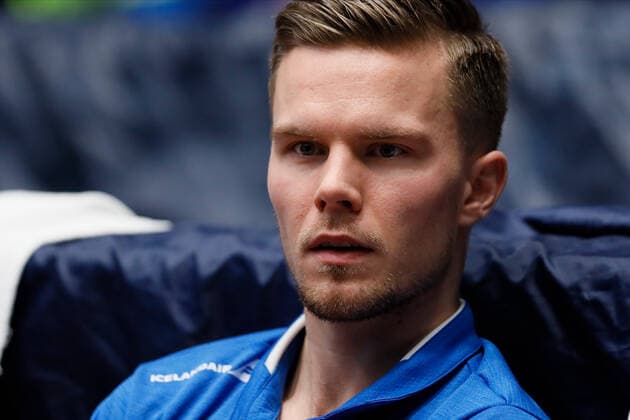 Basketball, WM Quali, Island - Russland Russia V Iceland - FIBA Basketball World Cup 2023 Qualifiers Martin Hermannsson of Iceland looks on during the warm-up ahead of the FIBA Basketball World Cup 2023 Qualifying Tournament match between Russia and Iceland on November 29, 2021 at Yubileyny Sports Palace in Saint Petersburg, Russia. Saint Petersburg Russia  Copyright: xMikexKireevx originalFilename:kireev-notitle211129_npiGq.jpg