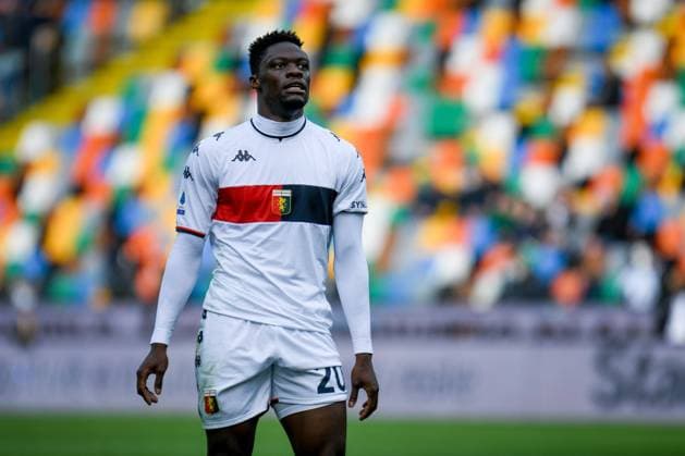Caleb Ekuban (Genoa) Portrait during Udinese Calcio vs Genoa CFC, italian soccer Serie A match in Udine, Italy, November 28 2021  Copyright: xEttorexGriffonix xIPAx xx 0