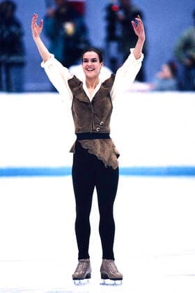 WITT Katarina Team GER Eiskunstlaufen Olympische Winterspiele 1994 in Lillehammer am 23.02.1994 in Lillehammer *** WITT Katarina Team GER Figure Skating Olympic Winter Games 1994 in Lillehammer on 23 02 1994 in Lillehammer