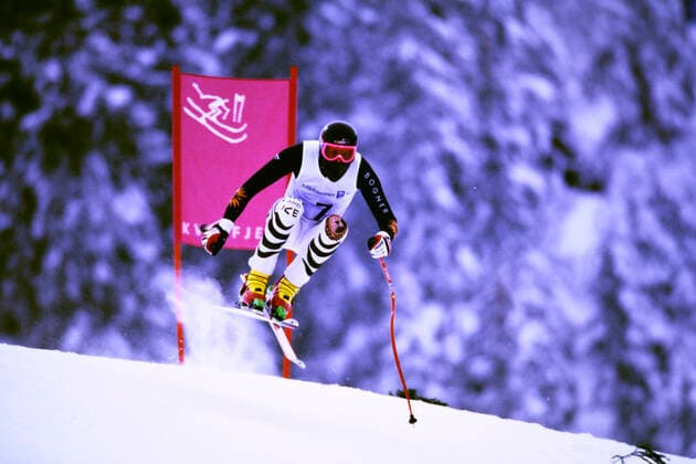 WASMEIER Markus Team GER Ski Alpine Olympiasieger im Super - G Olympische Winterspiele 1994 in Lillehammer am 17. 02.1994 in Kvitjfell in Lillehammer *** WASMEIER Markus Team GER Ski Alpine Olympic Champion in Super G Olympic Winter Games 1994 in Lillehammer on 17 02 1994 in Kvitjfell in Lillehammer
