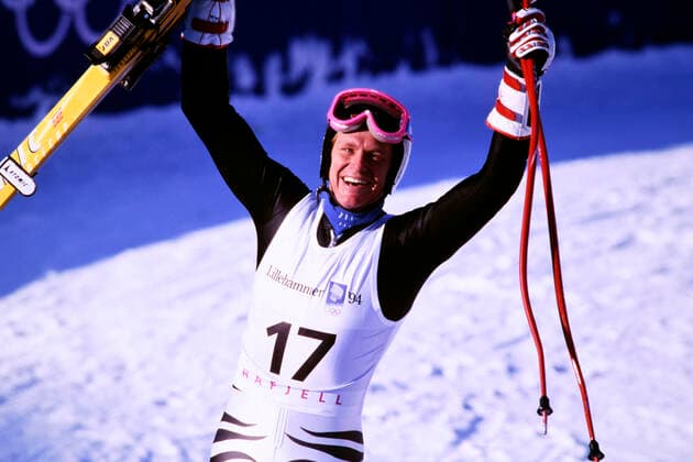 WASMEIER Markus Team GER Ski Alpine Olympiasieger im im Riesenslalom Olympische Winterspiele 1994 in Lillehammer am 23. 02.1994 in Hafjell in Lillehammer *** WASMEIER Markus Team GER Ski Alpine Olympic Champion in Giant Slalom Olympic Winter Games 1994 in Lillehammer on 23 02 1994 in Hafjell in Lillehammer