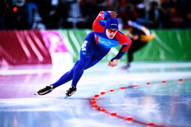 JANSEN Dan Team USA Olympiasieger 1000m Olympische Winterspiele 1994 in Lillehammer am 18. 02.1994 in Lillehammer *** JANSEN Dan Team USA Olympic Champion 1000m Olympic Winter Games 1994 in Lillehammer on 18 02 1994 in Lillehammer