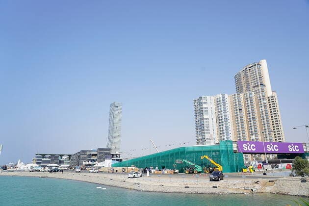 Formel 1 Großer Preis von Saudi-Arabien 02.12.2021, Jeddah Corniche Circuit, Dschidda, Formel 1 Großer Preis von Saudi-Arabien ,im Bild Übersicht der Strecke in Jeddah.