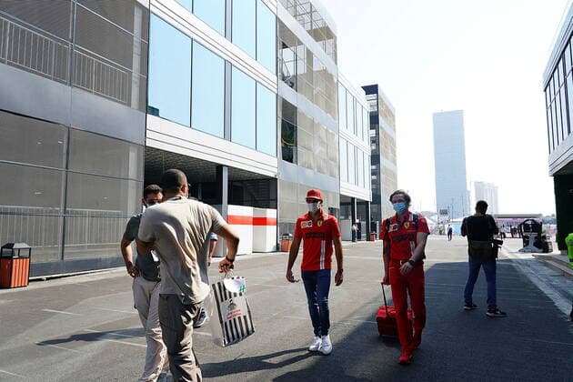 Formel 1 Großer Preis von Saudi-Arabien 02.12.2021, Jeddah Corniche Circuit, Dschidda, Formel 1 Großer Preis von Saudi-Arabien ,im Bild Übersicht der Strecke in Jeddah, Carlos Sainz Jr. (ESP), Scuderia Ferrari Mission Winnow