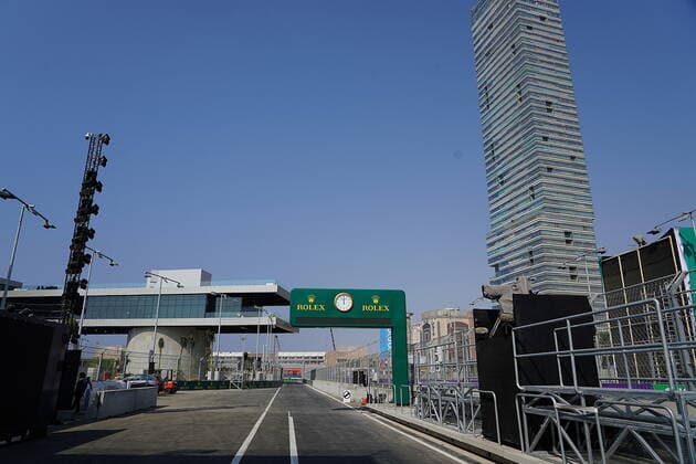 Formel 1 Großer Preis von Saudi-Arabien 02.12.2021, Jeddah Corniche Circuit, Dschidda, Formel 1 Großer Preis von Saudi-Arabien ,im Bild Übersicht der Strecke in Jeddah.