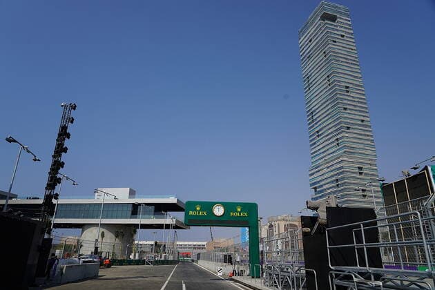 Formel 1 Großer Preis von Saudi-Arabien 02.12.2021, Jeddah Corniche Circuit, Dschidda, Formel 1 Großer Preis von Saudi-Arabien ,im Bild Übersicht der Strecke in Jeddah.