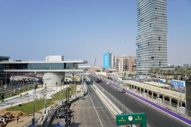 Formel 1 Großer Preis von Saudi-Arabien 02.12.2021, Jeddah Corniche Circuit, Dschidda, Formel 1 Großer Preis von Saudi-Arabien ,im Bild Übersicht der Strecke in Jeddah.