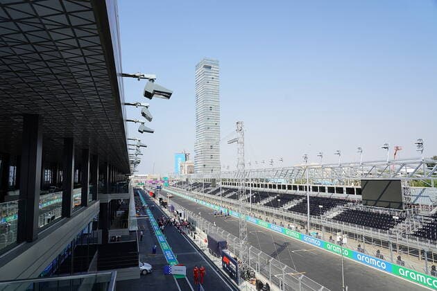 Formel 1 Großer Preis von Saudi-Arabien 02.12.2021, Jeddah Corniche Circuit, Dschidda, Formel 1 Großer Preis von Saudi-Arabien ,im Bild Übersicht der Strecke in Jeddah.