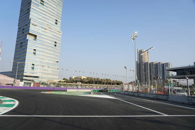 Formel 1 Großer Preis von Saudi-Arabien 02.12.2021, Jeddah Corniche Circuit, Dschidda, Formel 1 Großer Preis von Saudi-Arabien ,im Bild Übersicht der Strecke in Jeddah.