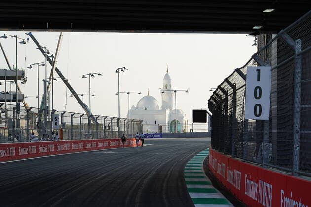 Formel 1 Großer Preis von Saudi-Arabien 02.12.2021, Jeddah Corniche Circuit, Dschidda, Formel 1 Großer Preis von Saudi-Arabien ,im Bild Übersicht der Strecke in Jeddah.