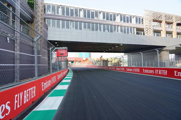 Formel 1 Großer Preis von Saudi-Arabien 02.12.2021, Jeddah Corniche Circuit, Dschidda, Formel 1 Großer Preis von Saudi-Arabien ,im Bild Übersicht der Strecke in Jeddah.