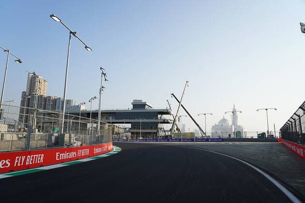 Formel 1 Großer Preis von Saudi-Arabien 02.12.2021, Jeddah Corniche Circuit, Dschidda, Formel 1 Großer Preis von Saudi-Arabien ,im Bild Übersicht der Strecke in Jeddah.