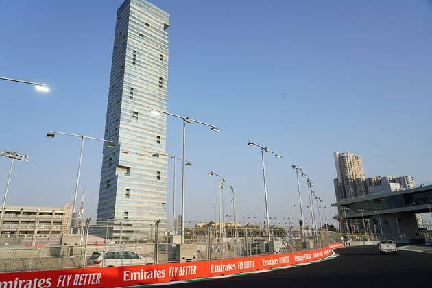 Formel 1 Großer Preis von Saudi-Arabien 02.12.2021, Jeddah Corniche Circuit, Dschidda, Formel 1 Großer Preis von Saudi-Arabien ,im Bild Übersicht der Strecke in Jeddah.