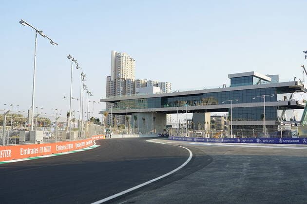 Formel 1 Großer Preis von Saudi-Arabien 02.12.2021, Jeddah Corniche Circuit, Dschidda, Formel 1 Großer Preis von Saudi-Arabien ,im Bild Übersicht der Strecke in Jeddah.