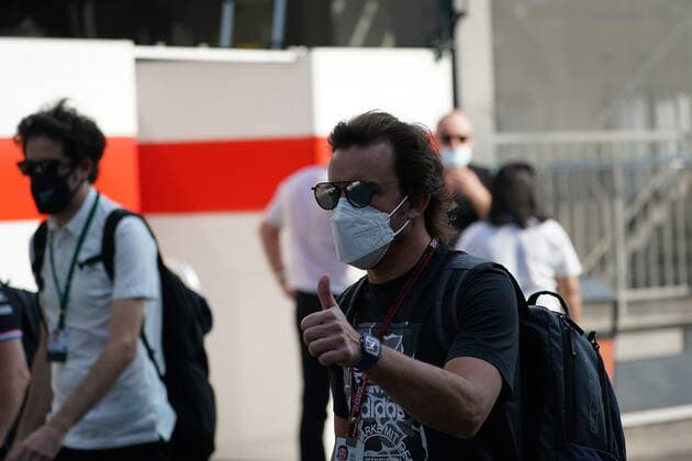 Formel 1 Großer Preis von Saudi-Arabien 02.12.2021, Jeddah Corniche Circuit, Dschidda, Formel 1 Großer Preis von Saudi-Arabien ,im Bild Fernando Alonso (ESP), Alpine F1 Team