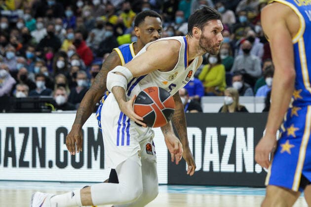 December 2, 2021, MADRID, MADRID, SPAIN: Rodolfo Fernandez Farres Rudy of Real Madrid during Turkish Airlines EuroLeague basketball match played between Real Madrid and Maccabi Tel Aviv at Wizink Center on December 2, 2021, in Madrid, Spain. MADRID SPAIN - ZUMAa181 20211202_zaa_a181_112 Copyright: xIrinaxR.xHipolitox