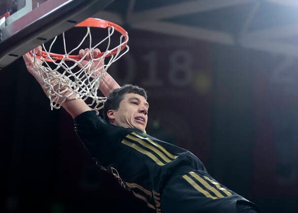 02.12.2021, Euroleague, FC Bayern Basketball vs Villeurbanne , Basketball, Audi Dome Muenchen, im Bild: Vladimir Lucic (FCB Basketball)
