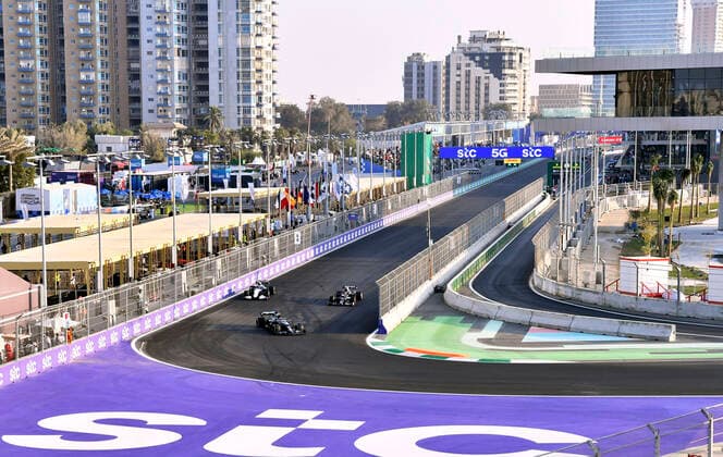 F1 STRECKE in Jeddah F1 FIA Grand Prix von Saudi Arabien 2021 am 03.12.2021 in Jeddah