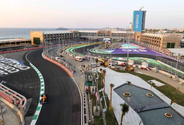 3 Daniel Ricciardo (AUS, McLaren F1 Team), F1 Grand Prix of Saudi Arabia at Jeddah Corniche Circuit on December 3, 2021 in Jeddah, Saudi Arabia. (Photo by HOCH ZWEI) Jeddah Saudi Arabia