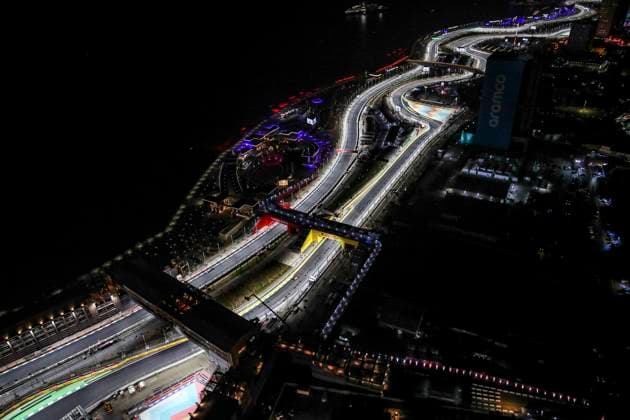 General view, F1 Grand Prix of Saudi Arabia at Jeddah Corniche Circuit on December 3, 2021 in Jeddah, Saudi Arabia. (Photo by HOCH ZWEI) Jeddah Saudi Arabia