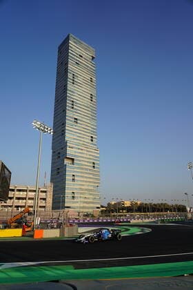 Formel 1 Großer Preis von Saudi-Arabien 03.12.2021, Jeddah Corniche Circuit, Dschidda, Formel 1 Großer Preis von Saudi-Arabien ,im Bild George Russel (GBR), Williams Racing