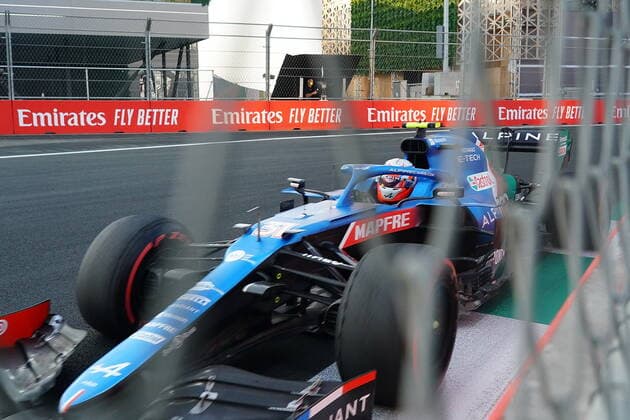 Formel 1 Großer Preis von Saudi-Arabien 03.12.2021, Jeddah Corniche Circuit, Dschidda, Formel 1 Großer Preis von Saudi-Arabien ,im Bild Esteban Ocon (FRA), Alpine F1 Team