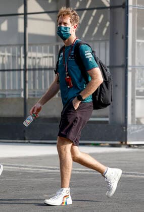 5 Sebastian Vettel (GER, Aston Martin Cognizant F1 Team), F1 Grand Prix of Saudi Arabia at Jeddah Corniche Circuit on December 4, 2021 in Jeddah, Saudi Arabia. (Photo by HOCH ZWEI) Jeddah Saudi Arabia