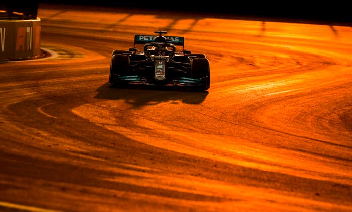 44 Lewis Hamilton (GBR, Mercedes-AMG Petronas F1 Team), F1 Grand Prix of Saudi Arabia at Jeddah Corniche Circuit on December 4, 2021 in Jeddah, Saudi Arabia. (Photo by HOCH ZWEI) Jeddah Saudi Arabia