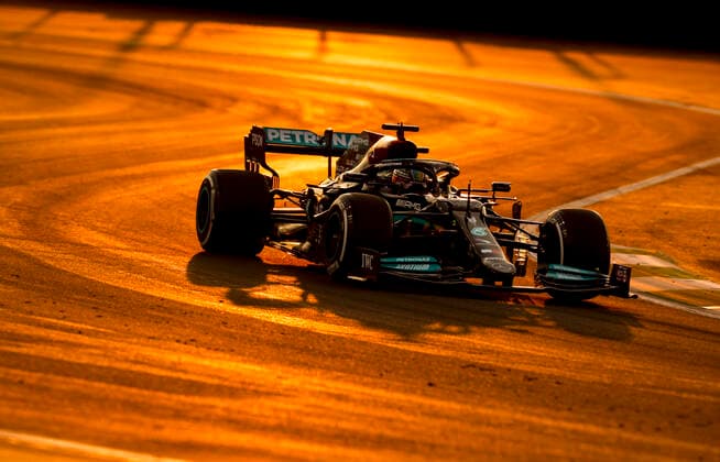 44 Lewis Hamilton (GBR, Mercedes-AMG Petronas F1 Team), F1 Grand Prix of Saudi Arabia at Jeddah Corniche Circuit on December 4, 2021 in Jeddah, Saudi Arabia. (Photo by HOCH ZWEI) Jeddah Saudi Arabia