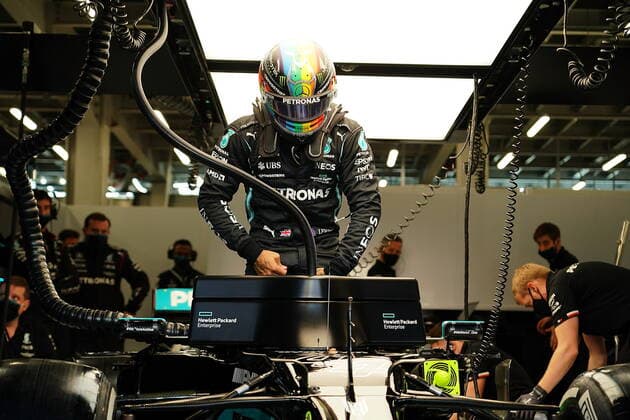 Formel 1 Großer Preis von Saudi-Arabien 04.12.2021, Jeddah Corniche Circuit, Dschidda, Formel 1 Großer Preis von Saudi-Arabien ,im Bild Lewis Hamilton (GBR), Mercedes-AMG Petronas Formula One Team