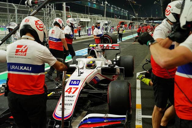 Formel 1 Großer Preis von Saudi-Arabien 04.12.2021, Jeddah Corniche Circuit, Dschidda, Formel 1 Großer Preis von Saudi-Arabien ,im Bild Mick Schumacher (DEU), Haas F1 Team