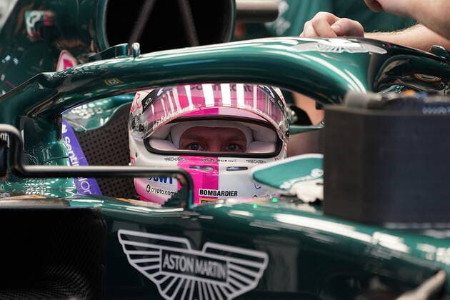 Formel 1 Großer Preis von Saudi-Arabien 04.12.2021, Jeddah Corniche Circuit, Dschidda, Formel 1 Großer Preis von Saudi-Arabien ,im Bild Sebastian Vettel (DEU), Aston Martin Cognizant Formula One Team