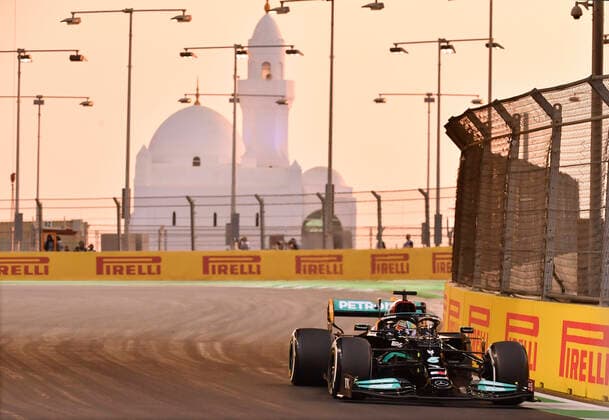 HAMILTON Lewis F1 Team Mercedes AMG F1 FIA Grand Prix von Saudi Arabien 2021 am 04.12.2021 in Jeddah