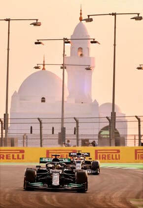 HAMILTON Lewis F1 Team Mercedes AMG F1 FIA Grand Prix von Saudi Arabien 2021 am 04.12.2021 in Jeddah