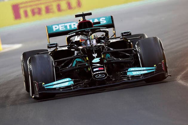 HAMILTON Lewis F1 Team Mercedes AMG F1 FIA Grand Prix von Saudi Arabien 2021 am 04.12.2021 in Jeddah