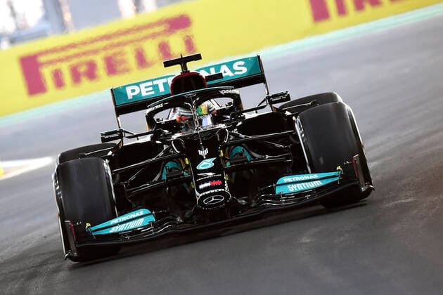 HAMILTON Lewis F1 Team Mercedes AMG F1 FIA Grand Prix von Saudi Arabien 2021 am 04.12.2021 in Jeddah