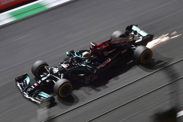 HAMILTON Lewis F1 Team Mercedes AMG F1 FIA Grand Prix von Saudi Arabien 2021 am 04.12.2021 in Jeddah
