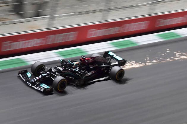 HAMILTON Lewis F1 Team Mercedes AMG F1 FIA Grand Prix von Saudi Arabien 2021 am 04.12.2021 in Jeddah
