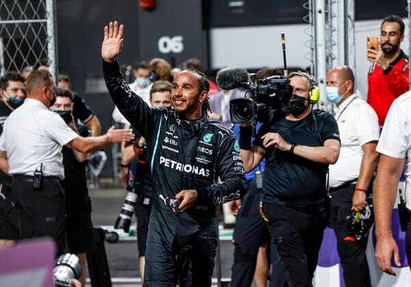 44 Lewis Hamilton (GBR, Mercedes-AMG Petronas F1 Team), F1 Grand Prix of Saudi Arabia at Jeddah Corniche Circuit on December 4, 2021 in Jeddah, Saudi Arabia. (Photo by HOCH ZWEI) Jeddah Saudi Arabia