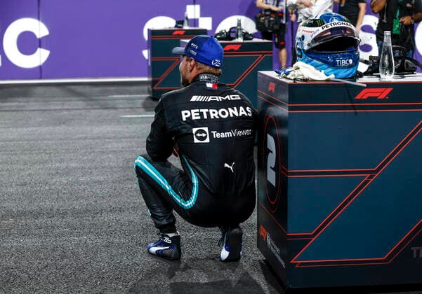 77 Valtteri Bottas (FIN, Mercedes-AMG Petronas F1 Team), F1 Grand Prix of Saudi Arabia at Jeddah Corniche Circuit on December 4, 2021 in Jeddah, Saudi Arabia. (Photo by HOCH ZWEI) Jeddah Saudi Arabia