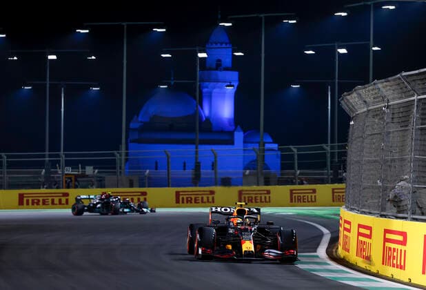 11 Sergio Perez (MEX, Red Bull Racing), F1 Grand Prix of Saudi Arabia at Jeddah Corniche Circuit on December 4, 2021 in Jeddah, Saudi Arabia. (Photo by HOCH ZWEI) Jeddah Saudi Arabia