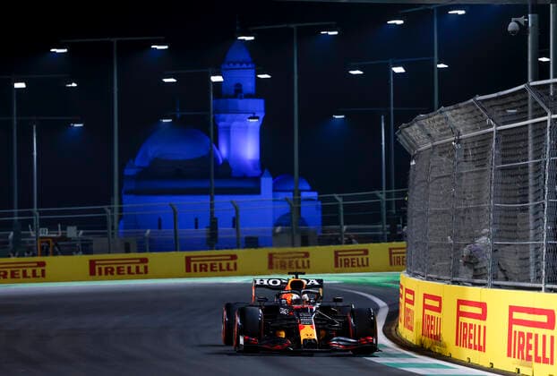 33 Max Verstappen (NED, Red Bull Racing), F1 Grand Prix of Saudi Arabia at Jeddah Corniche Circuit on December 4, 2021 in Jeddah, Saudi Arabia. (Photo by HOCH ZWEI) Jeddah Saudi Arabia