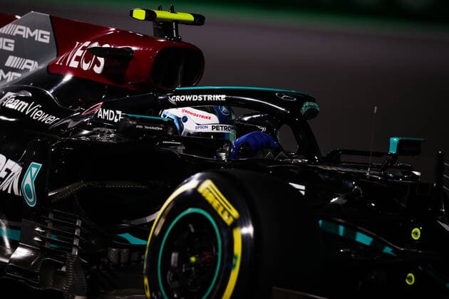 77 BOTTAS Valtteri (fin), Mercedes AMG F1 GP W12 E Performance, action during the Formula 1 stc Saudi Arabian Grand Prix 2021, 21th round of the 2021 FIA Formula One World Championship, WM, Weltmeisterschaft from December 3 to 5, 2021 on the Jeddah Corniche Circuit, in Jeddah, Saudi Arabia - F1 - SAUDI ARABIAN GRAND PRIX 2021 DPPI Panoramic  20211204_GOODEN_FG0O2740