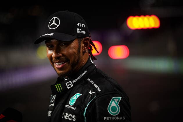 HAMILTON Lewis (gbr), Mercedes AMG F1 GP W12 E Performance, portrait during the Formula 1 stc Saudi Arabian Grand Prix 2021, 21th round of the 2021 FIA Formula One World Championship, WM, Weltmeisterschaft from December 3 to 5, 2021 on the Jeddah Corniche Circuit, in Jeddah, Saudi Arabia - F1 - SAUDI ARABIAN GRAND PRIX 2021 DPPI Panoramic  20211204_GOODEN_FGO07757