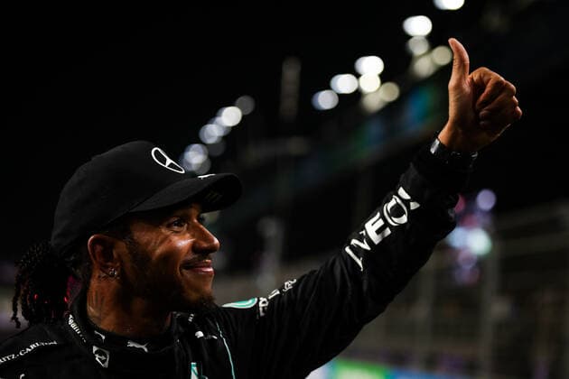 HAMILTON Lewis (gbr), Mercedes AMG F1 GP W12 E Performance, portrait during the Formula 1 stc Saudi Arabian Grand Prix 2021, 21th round of the 2021 FIA Formula One World Championship, WM, Weltmeisterschaft from December 3 to 5, 2021 on the Jeddah Corniche Circuit, in Jeddah, Saudi Arabia - F1 - SAUDI ARABIAN GRAND PRIX 2021 DPPI Panoramic  20211204_GOODEN_FGO07782