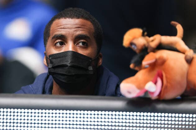 Fraport Skyliners - HAKRO Merlins Crailsheim, easyCredit-BBL Jamel McLean (Fraport Skyliners, 1). Basketball-Spiel des easyCredit BBL zwischen den Fraport Skyliners und HAKRO Merlins Crailsheim am 5. Dezember 2021 in der Fraport-Arena in Frankfurt am Main., Frankfurt am Main Hessen Deutschland Fraport-Arena