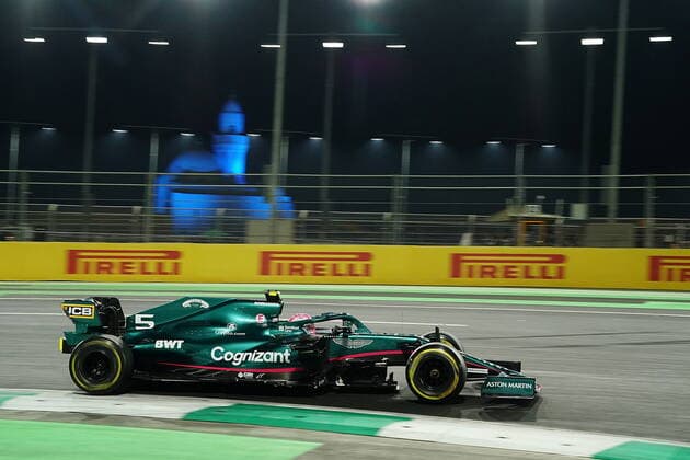 Formel 1 Großer Preis von Saudi-Arabien 05.12.2021, Jeddah Corniche Circuit, Dschidda, Formel 1 Großer Preis von Saudi-Arabien ,im Bild Sebastian Vettel (DEU), Aston Martin Cognizant Formula One Team